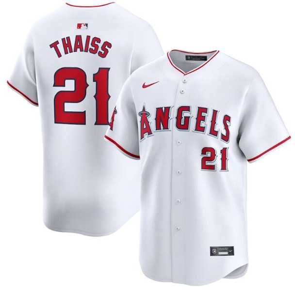 Men's Los Angeles Angels #21 Matt Thaisse White Home Limited Baseball Stitched Jersey Dzhi,We sell and wholesale Men's Los Angeles Angels #21 Matt Thaisse White Home Limited Baseball Stitched Jersey Dzhi on line form chian!